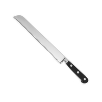Couteau à pain de cuisine en acier inoxydable de 8,5 pouces, dentelé, tranchant, pour usage domestique, 5cr15mov