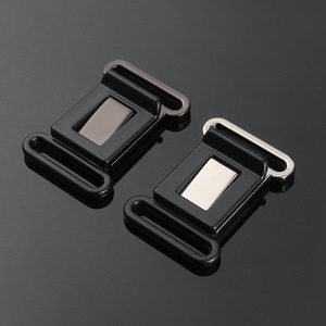 Hebilla deslizante metálica de 30 mm para bolsos y ropa, cierres duraderos en color plata y bronce. - Product Image 1