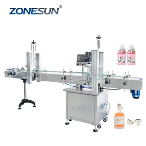 Zonesun máquina de cortiça, garrafa de vinho, ZS-XG16DV, cosméticos, automática, de cortiça, parafuso linear, máquina de pressão