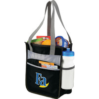 Custom Brand Logo Outdoor Washable Aluminium Foil Lining 12-Can Lunch Insulated Beach Cooler Tote Bag