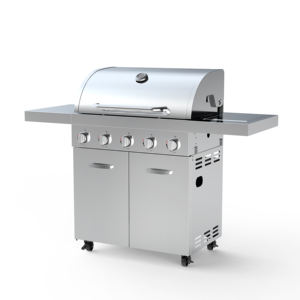 Parrilla de <span class=keywords><strong>Gas</strong></span> para Barbacoa de Acero Inoxidable de 4 Quemadores, Grande, Moderna, para Exteriores, para Jardín, a <span class=keywords><strong>Gas</strong></span> Propano - Product Image 2