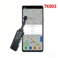 Mini traceur GPS TK003 2G pour voiture, dispositif de suivi GPS pour véhicule avec plateforme gratuite, sans frais mensuels, pour moto/camion/flotte
