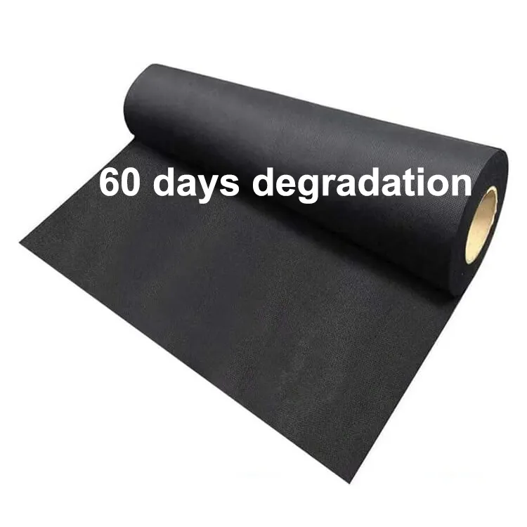 Vegetable 4% anti UV eco friendly biodegradable spunbonded waterproof non woven material for agriculture plant cover fabric