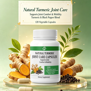 Cápsulas de Cúrcuma y Curcumina de Marca Privada OEM para el Soporte de las Articulaciones, 95% Curcuminoides con Jengibre y Pimienta Negra, 120 Cápsulas Vegetales - Product Image 4