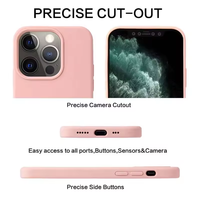 Coque de Téléphone en Silicone Intérieur Microfibre Personnalisable pour iPhone