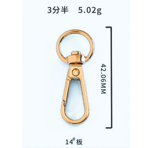 Nueva hebilla giratoria de Metal para bolsos, gatillo de aleación de Zinc resistente, gancho a presión, accesorios de Hardware de Color chapado - Product Image 6