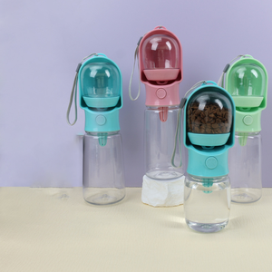 Botella de Agua Portátil de Plástico a Prueba de Fugas para Perros y Bebedero de Viaje, Fácil de Limpiar, Contenedor de Alimentos para Perros y Cachorros - Product Image 4