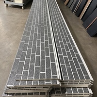 Matériau de construction écologique pour mur extérieur de maison conteneurisée : Acier Galvalume avec âme en mousse PU et feuille d'aluminium