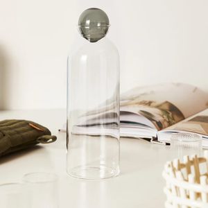 Carafe à eau <span class=keywords><strong>en</strong></span> <span class=keywords><strong>verre</strong></span> borosilicate transparent décorative sur mesure, <span class=keywords><strong>pichet</strong></span> à thé <span class=keywords><strong>avec</strong></span> <span class=keywords><strong>bouchon</strong></span> sphérique <span class=keywords><strong>en</strong></span> <span class=keywords><strong>verre</strong></span> - Product Image 4