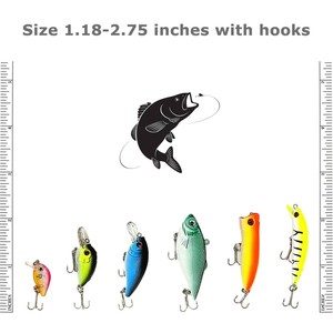 Lumina - Juego de 30 piezas de equipo de pesca, cebo vivo de acero inoxidable para aguas medias y superficiales, para pesca en agua dulce - Product Image 4