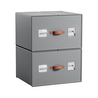 Boîte de rangement rectangulaire multifonction moderne pour vêtements, pliable, pour l'organisation des outils de salle de bain
