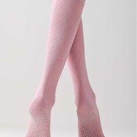 Haute qualité professionnel personnalisé genou-haut Yoga Pilates chaussettes coton Grip Standard solide Pilates chaussettes taille unique jetable