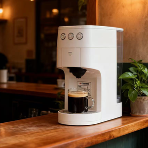 Machine à café à capsules K-Cup : 1 touche pour un Americano chaud, un Espresso ou un <span class=keywords><strong>Lungo</strong></span>, compatible avec les capsules Nespresso, <span class=keywords><strong>Dolce</strong></span> <span class=keywords><strong>Gusto</strong></span> et le café en poudre K-cup - Product Image 6