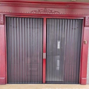 <b>Folding</b> <b>Screen</b> Door Stainless Steel Netting Modern Design Entry Insect Resistant Easy To Install - Product Image 2