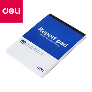 Deli Report Pad A6 Blank Sheets Office Notepad For Planning And Writing - Product Image 1