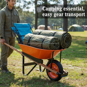 Brouette en plastique de haute qualité, prix d'usine standard, brouette en plastique pour la construction et le jardin - Product Image 6