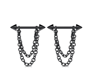 Schattige Tepelpiercings Roestvrij Staal Kristal Tepelschild Omslag Hart Bloem Tepelringen Vrouwen Groothandel Sieraden Lichaam - Product Image 3