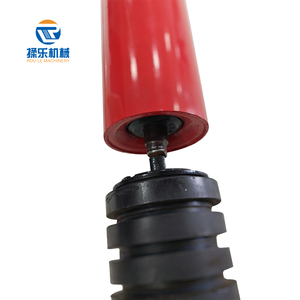 Rouleau de convoyeur recouvert de caoutchouc de fabrication OEM pour système de convoyeur à bande, site minier, rouleau de convoyeur à haute friction - Product Image 1