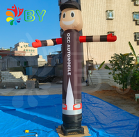 BOYAN Usine Personnalisée 10ft 20ft Gonflable Tube Homme Géant Agitant Bras Fly Guy Ondulé Marionnette Air Danseur