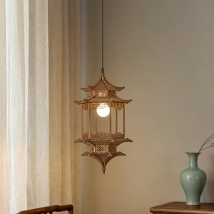 Lámpara de Entrada para Salón de Té Zen, <span class=keywords><strong>Restaurante</strong></span>, Edificio de Estilo Antiguo, <span class=keywords><strong>Casa</strong></span>, Pabellón, con Estética de la Dinastía Song de Estilo Chino Nuevo - Product Image 3