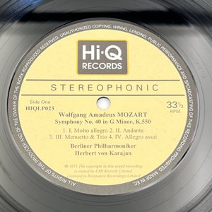 HiQ Karajan Conduce la interpretación de las Sinfonías N.° <span class=keywords><strong>40</strong></span> y N.° 41 de Mozart en Vinilo LP Fabricado en China - Product Image 3