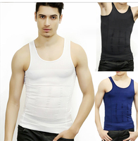 Aofit Gilet de compression amincissant pour homme en nylon tricoté respirant, gaine amincissante pour le ventre et la taille, body thermique sculptant