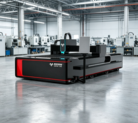 Machine de découpe laser à fibre optique avec caméra, pour plaques en fer et métal, 1,5 kW, prix fabricant Chine, à vendre