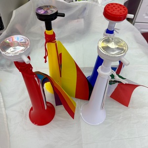 2024 chất lượng cao Trận Đấu Bóng Đá Khuyến Mãi Cổ Vũ Fan nhựa không khí Vuvuzela sừng với biểu tượng tùy chỉnh - Product Image 4