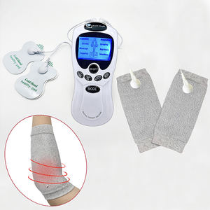 Produtos Quentes de 2025 Conjunto de Massageador <span class=keywords><strong>TENS</strong></span> Luvas de Fibra Prateada Condutiva Eletrodos para Pulso e Joelho Meias de Massagem Acessórios <span class=keywords><strong>TENS</strong></span> - Product Image 3
