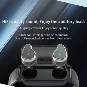 <span class=keywords><strong>Reloj</strong></span> Inteligente Impermeable <span class=keywords><strong>con</strong></span> Brazalete, Auriculares Inalámbricos Bluetooth 2 en 1, Brazalete Deportivo Inteligente <span class=keywords><strong>con</strong></span> Carga Magnética Invisible - Product Image 5