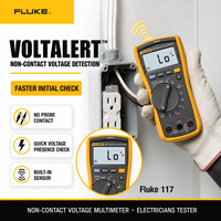   Multimètre numérique 117 True RMS avec détection de tension sans contact, protection IP42, homologation 600V, alimentation par piles, standard