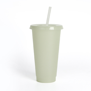 Nuevo Diseño, Vaso Térmico de 24 oz, Brilla en la Oscuridad, Vaso Brillante con Pajita - Product Image 2