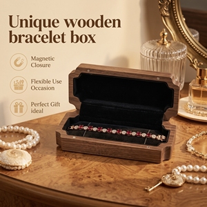 Vietnam Luxury Wood Jewelry Storage <b>Box</b> for Rings Pendants Bracelets Necklaces Organizer - Product Image 2