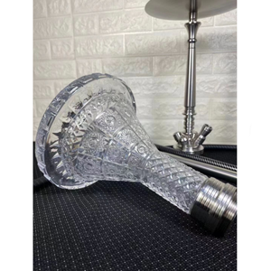 Ensemble de <span class=keywords><strong>chicha</strong></span> MIG 66 avec base en verre, <span class=keywords><strong>chicha</strong></span> en acier inoxydable de fabrication allemande, design à une tuyau MIG, <span class=keywords><strong>chicha</strong></span> narghile - Product Image 2