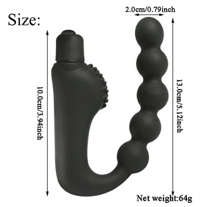 Silicone elettrico prostatico massaggiatore anale Pussy Plug adulti masturbatore giocattoli di stimolazione per gli uomini e le donne - Product Image 4