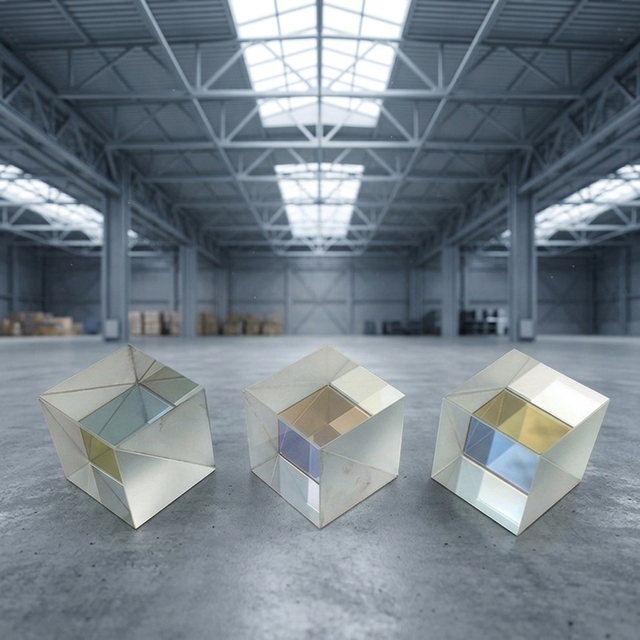 10*10*10 High Quality K9 Optical Glass Cube Beam Splitter Prism for Imaging Systems and Laser Systems