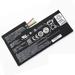 Pemasok Baterai Laptop AC13F8L untuk A1-811 Acer A1-810 W4-820 W4-82P 3.75V 20Wh 5340MAh