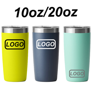 Personalized 10oz 20oz Stainless Steel Vacuum <b>Coffee</b> Mugs Set of 4 Dishwasher Safe Insulated Tumblers for Gifts Home Office Use - Product Image 2