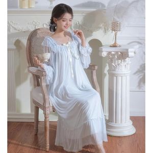 <span class=keywords><strong>Camicia</strong></span> <span class=keywords><strong>da</strong></span> <span class=keywords><strong>Notte</strong></span> Primaverile Estiva 2025 Stile Principessa Dolce Taglie Forti per Ragazze Giovani e Curvy - Product Image 3
