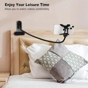 <b>Gooseneck</b> <b>Phone</b> <b>Holder</b> for Bed Flexible <b>Gooseneck</b> Long Arm <b>Phone</b> Mount for Desk with 360° Adjustable for All 4-7” Cellphone - Product Image 2