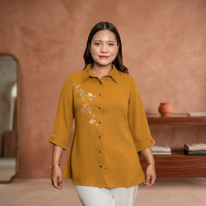 Camisa Casual Premium para Mujer Hecha de Tela Suave y Transpirable para Comodidad Durante Todo el Día Compre Directamente del Proveedor - Product Image 2