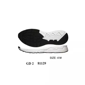Kauçuk spor koşu Mens kauçuk yürüyüş spor Oem hizmeti dayanıklı tasarım düz SyntheticTpu tasarım taban Sneaker ayakkabı tabanı