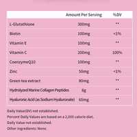 Poudre Éclat au Collagène et Vitamines 300g – Peptides Hydrolysés – Complément Beauté pour l'Éclat, l'Hydratation et le Soutien de la Peau
