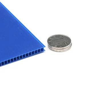 Venta directa de fábrica de alta calidad tamaño personalizado 2mm 3mm 4mm 5mm 6mm 7mm 8mm antiestático colorido plástico PP placas huecas