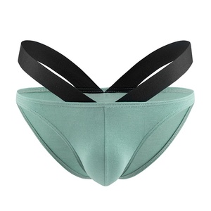 Nuovi Slip da <span class=keywords><strong>Uomo</strong></span> Sexy Standard con Doppio Strato e <span class=keywords><strong>Scollo</strong></span> a V, Bikini a Vita Bassa in Modal Sottile, Lavorati a <span class=keywords><strong>Maglia</strong></span>, Vendita all'Ingrosso - Product Image 6