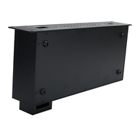 Boîtier de montage en rack 2U de 19 pouces sur mesure pour amplificateur, fabrication en tôle, boîtier électronique audio, OEM
