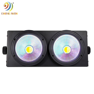 Éclairage d'audience 2 yeux 2X100W blanc chaud/froid Cob <span class=keywords><strong>Peaky</strong></span> <span class=keywords><strong>Blinders</strong></span> 2in1 Profile Spotlight Led Cob Par Stage Blinder Cob - Product Image 2