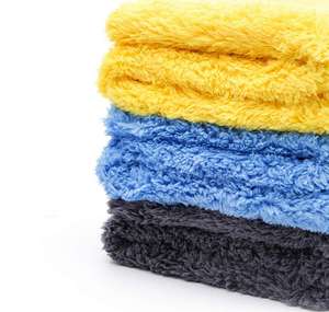 सभी-प्रयोजन Microfiber कार Edgeless ऑटो सफाई तौलिया कपड़ा सहज आलीशान चीर पर्यावरण के अनुकूल रखता कार वैक्सिंग चमकाने सादे - Product Image 2