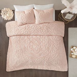 Ensemble de couette en coton chenille à motifs tuftés en 3 pièces, literie douce et confortable pour la maison - Product Image 6