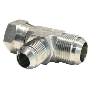 Adaptador hidráulico de rosca de acero al carbono, Conector de montaje de manguera de tubo, macho, JIC, macho, JIC, hembra, tuerca de crimpado giratorio, brida de cableado